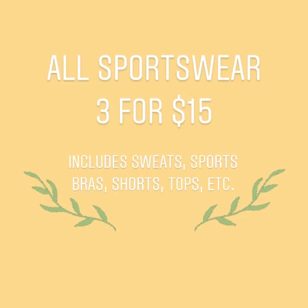 All Sportswear 3 for 15